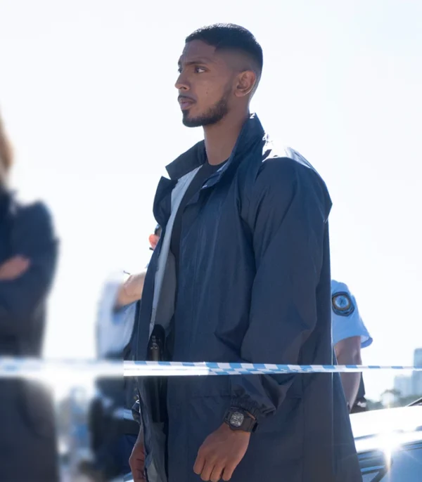NCIS Sydney S02 Sean Sagar Grey Jacket