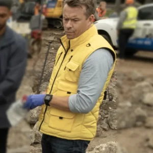 NCIS Sydney S02 Todd Lasance Yellow Vest Front