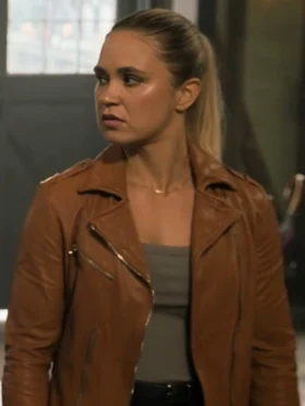 NCIS Sydney S02 Tuuli Narkle Leather Jacket