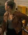 NCIS Sydney S02 Tuuli Narkle Brown Leather Jacket Front