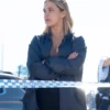 NCIS Sydney S02 Tuuli Narkle Grey Jacket Side