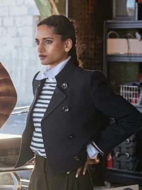 NCIS Tony and Ziva S01 Amita Suman Cropped Coat