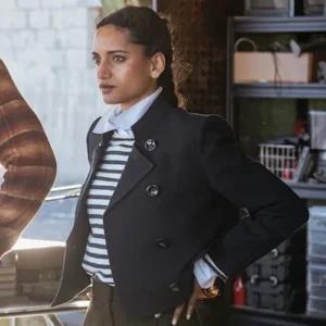 NCIS Tony and Ziva S01 Amita Suman Cropped Coat