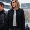 NCIS Tony and Ziva S01 Cote de Pablo Black Tweed Jacket Side