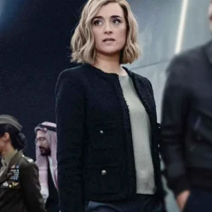 NCIS Tony and Ziva S01 Cote de Pablo Black Tweed Jacket