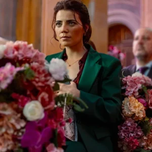 NCIS Tony and Ziva S01 Martine Aranow Green Blazer Front