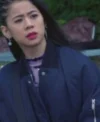 Nancy Drew Season 03 Leah Lewis Bomber Jacket Front Look