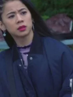 Nancy Drew Season 03 Leah Lewis Bomber Jacket Front Look