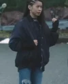 Nancy Drew Season 03 Leah Lewis Bomber Jacket Front Look