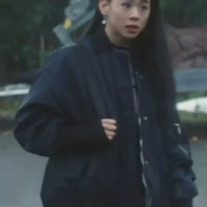 Nancy Drew Season 03 Leah Lewis Bomber Jacket Front Look