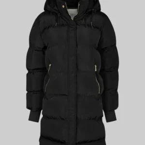 Neo Noir Puffer Jacket Black Color