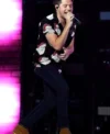 Niall Horan Santa Claus Printed Shirt Front Look