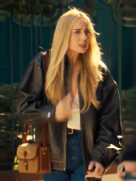 Nobody Wants This S02 Justine Lupe Leather Jacket