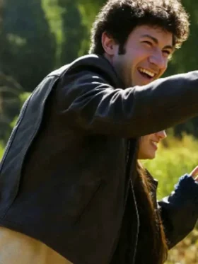 Now You See Me 3 Dominic Sessa Brown Leather Jacket