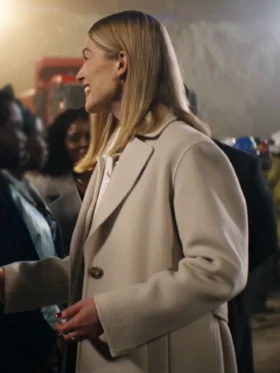 Now You See Me 3 Rosamund Pike Trench Coat Front
