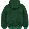 Oakland Athletics Historic L-2B Green Hooded Bomber Jacket