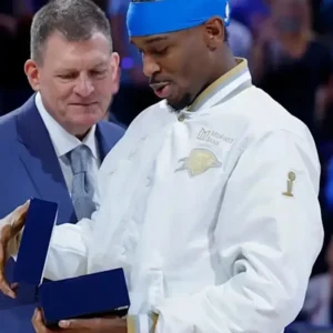 Oklahoma City Thunder 2025 Finals Champions Banner Raising Ceremony Jacket