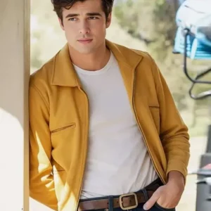 On Swift Horses Jacob Elordi Yellow Jacket Side