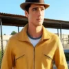 On Swift Horses Jacob Elordi Yellow Jacket