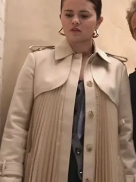 Only Murders in the Building S04 Selena Gomez Pleated Coat