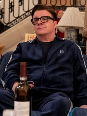 Only Murders in the Building S05 Nathan Lane Track Jacket Side