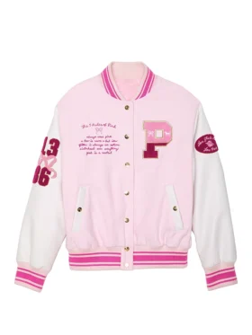 PINK Reissued Boyfriend Varsity Jacket