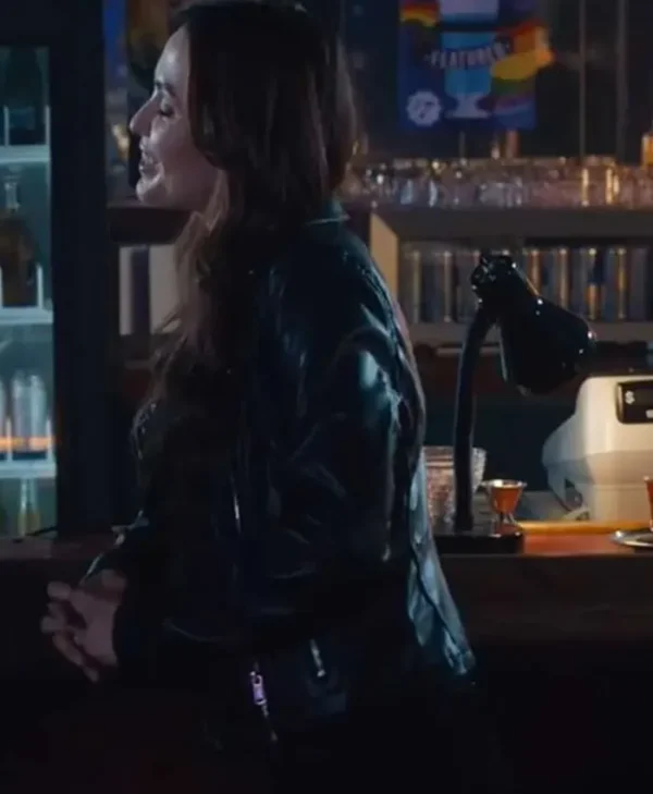 Pam Shoresy S02 Black Leather Jacket