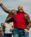 Peacemaker S02 David Denman Brown Leather Jacket