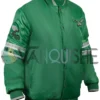 Philadelphia Eagles Green Satin Jacket right