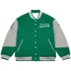 Philadelphia Eagles Green Varsity Jacket Logo