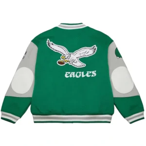 Philadelphia Eagles Green Varsity Jacket