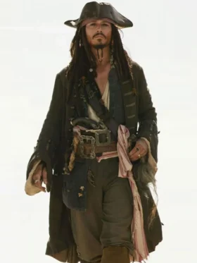 Pirates of The Caribbean Jack Sparrow Coat Side