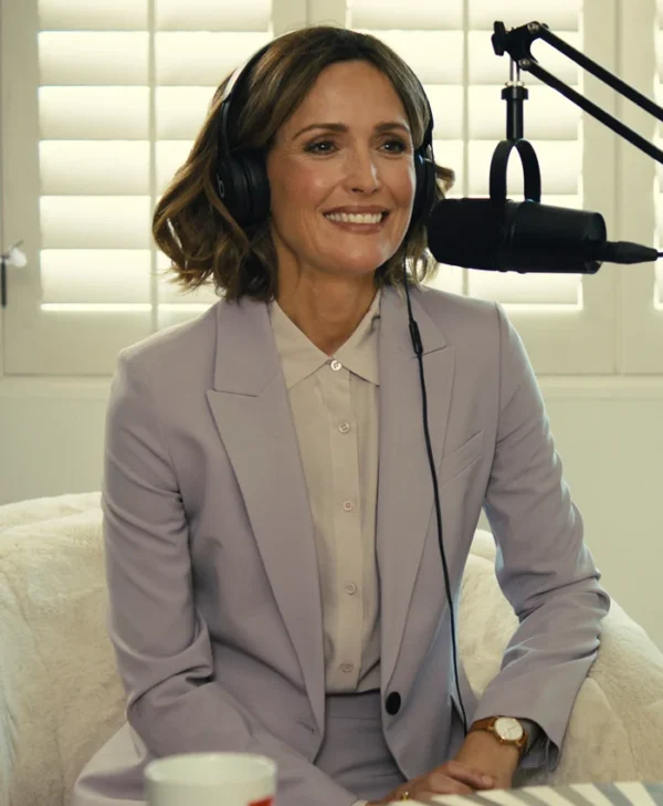 Platonic S02 Rose Byrne Purple Blazer