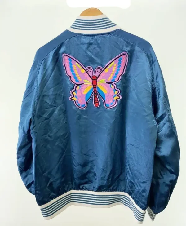 Platonic S02 Seth Rogen Blue Bomber Jacket