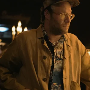 Platonic S02 Seth Rogen Brown Cotton Jacket