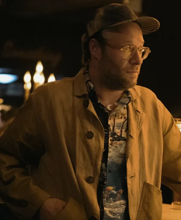 Platonic S02 Seth Rogen Brown Cotton Jacket