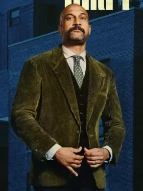 Play Dirty Keegan-Michael Key Corduroy Blazer