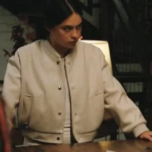 Play Dirty Rosa Salazar Varsity Jacket Side