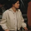 Play Dirty Rosa Salazar Varsity Jacket Front