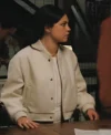 Play Dirty Rosa Salazar Varsity Jacket Front