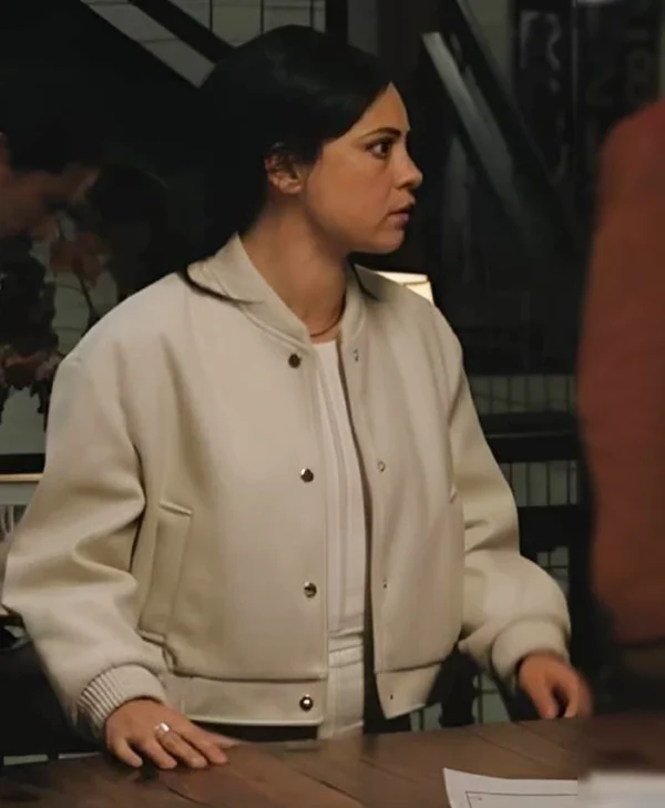 Play Dirty Rosa Salazar Varsity Jacket Front