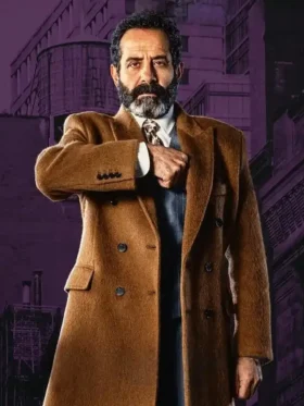 Play Dirty Tony Shalhoub Brown Coat