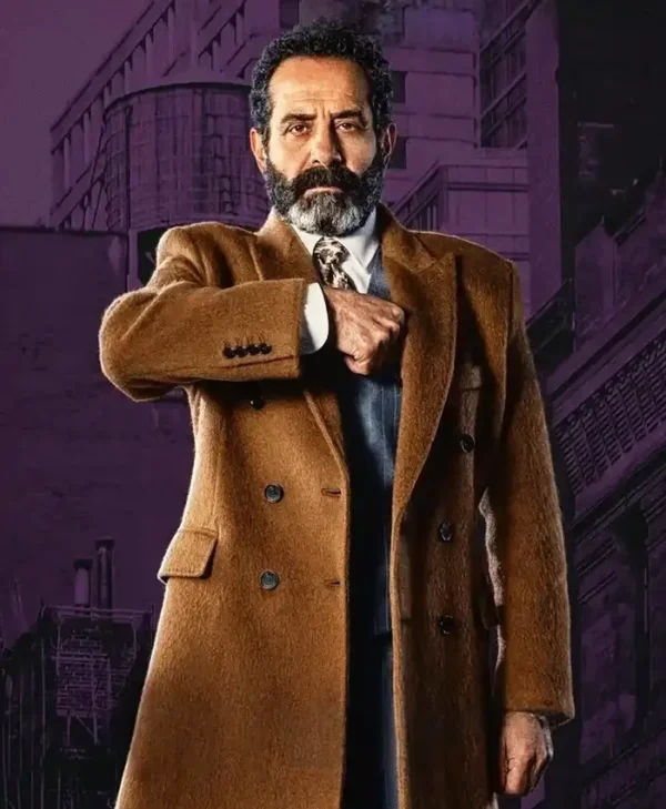Play Dirty Tony Shalhoub Brown Coat