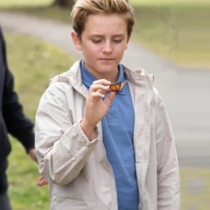 Playdate Banks Pierce White Jacket Front