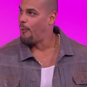 Pop the Balloon Live S1 Denim Splatter Jacket