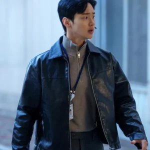 Queen Mantis S01 Jang Dong-yoon Black Leather Jacket