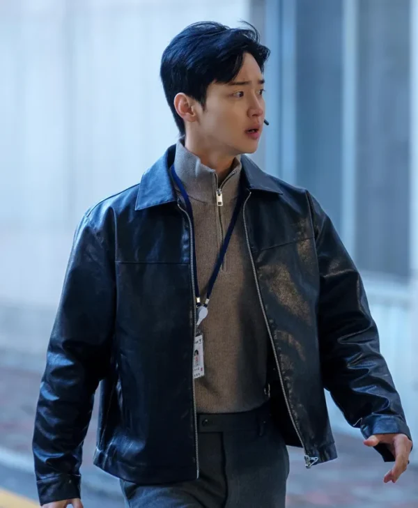 Queen Mantis S01 Jang Dong-yoon Black Leather Jacket