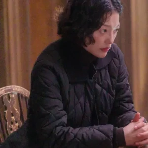 Queen Mantis S01 Lee El Black Quilted Jacket