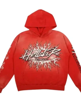 Red Hellstar Hoodie Back