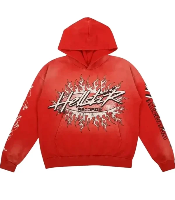 Red Hellstar Hoodie Back